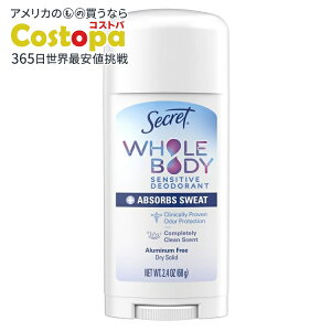 yAJEH}[gizV[Nbg Sgp A~jEt[ hCtB[XeBbN pfIhgXeBbN 2.4IX Secret Whole Body Dry Feel Stick and Absorbs Sweat Deodorant Stick 