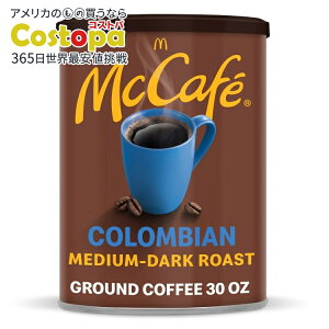 �}�b�N�J�t�F �R�����r�A �~�f�B�A���_�[�N���[�X�g �҂��R�[�q�[ 30�I���X McCafe Colombian, Medium-Dark Roast, Ground Coffee, 30 oz �y�����񂹏��i�z�y���킹�Ĕ��������z