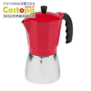 yő2000~OFFN[|zyAJEH}[gizCT 3Jbv gfBVi GXvb\ RR[q[[J[ bh IMUSA New 3 Cup Traditional Espresso Stovetop Coffeemaker, Red y