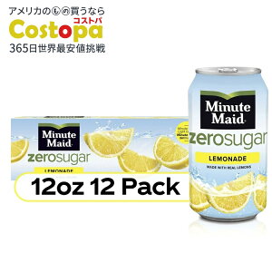 yő2000~OFFN[|zyAJEH}[giz~jbcCh [VK[ l[h t[cW[X 355ml 12 Minute Maid Zero Sugar Lemonade Fruit Juice, 12 fl oz, 12 Cans y񂹏i