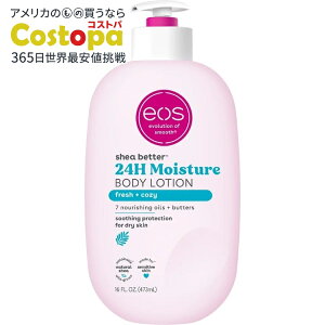yAJEH}[gizGIX VA x^[ {fB[V tbVR[W[ p24ԕێ 16tʃIX eos Shea Better Body Lotion Fresh & Cozy 24H Moisture for Dry Skin 16 fl oz y
