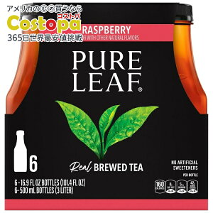 �s���A���[�t ���Y�x���[ ���A���u�����[�h�A�C�X�e�B�[ 500ml 6�{���� �{�g�� Pure Leaf Raspberry Real Brewed Iced Tea, Bottled Tea Drink, 16.9 oz, 6 Bottles �y�����񂹏��i�z�y���킹�Ĕ��������z