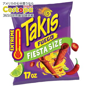 yAJEH}[giz^LXEtGS tBGX^TCY zbg`ybp[C[geB[`bvX 482g Takis Fuego 17 oz Fiesta Size Bag, Hot Chili Pepper & Lime Rolled Tortilla Chips y