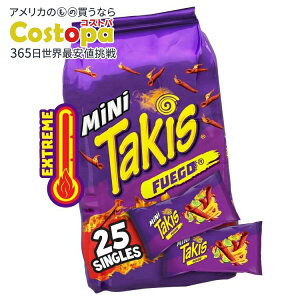 yAJEH}[giz^LX tGS ~j TCY zbg`ybp[C[ geB[`bvX 35g 25 Takis Fuego Mini 25 pc / 1.23 oz Bite Size, Hot Chili Pepper & Lime Rolled Tor