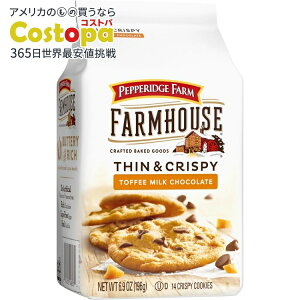 yAJEH}[gizypbWt@[ t@[nEX VNXs[ gtB[~N`R[gNbL[ 196g Pepperidge Farm Farmhouse Thin & Crispy Toffee Milk Chocolate Cookies, 6.9 oz. Bag 