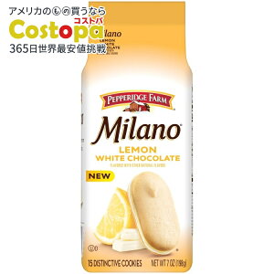 yAJEH}[gizypbWt@[ ~m zCg`R[g NbL[ 15 198g Pepperidge Farm Milano White Chocolate Lemon Flavored Cookies, 7 oz Bag y񂹏izy