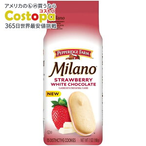 yAJEH}[gizypbWt@[ ~m zCg`R[g Xgx[ NbL[ 198g 15 Pepperidge Farm Milano White Chocolate Strawberry Flavored Cookies, 7 oz Bag y