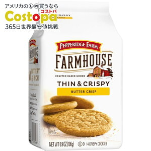 yAJEH}[gizypbWt@[ t@[nEX VNXs[ o^[NXvNbL[ 14 196g Pepperidge Farm Farmhouse Thin & Crispy Butter Crisp Cookies, 6.9 oz Bag y