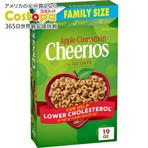 yAJEH}[giz`FIX AbvVi Oet[VA t@~[TCY 538g Cheerios, Apple Cinnamon Gluten Free Breakfast Cereal, Family Size, 19 oz y񂹏izy
