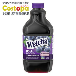 yAJEH}[gizEF` 100% O[vW[X RR[hO[v 1.89L Welch's 100% Grape Juice, Concord Grape, 64 fl oz Bottle y񂹏izy킹Ĕz