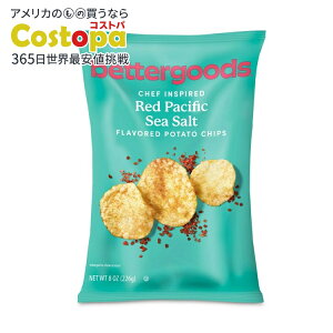 �y�E�H���}�[�g�u�����h�z�x�^�[�O�b�Y �V�F�t�C���X�p�C�A�[�h ���b�h�p�V�t�B�b�N �V�[�\���g�����|�e�g�`�b�v�X 8�I���X bettergoods Chef Inspired Red Pacific Sea Salt Flavored Potato Chips, 8 oz �y����