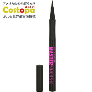 �y�A�����J�E�H���}�[�g�i�z���C�x���� �A�C�X�^�W�I �}�X�^�[ �v���T�C�X �I�[���f�C ���L�b�h�A�C���C�i�[ ���C�N�A�b�v�A�u���b�N Maybelline EyeStudio Master Precise All Day Liquid Eyeliner Makeup, Blac