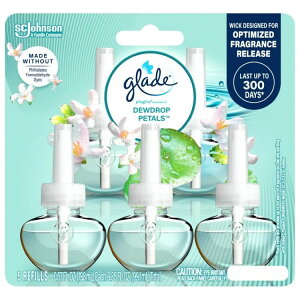 �y�|�C���gUP��17��20��-2��9���z�O���[�h �v���O�C�� �����p�G�A�t���b�V���i�[ �f���[�h���b�v �y�^���Y 40ml 5�� Glade PlugIns Refills Air Freshener, Dewdrop Petals, 1.34 oz, 5 Count �y�����񂹏��i�z