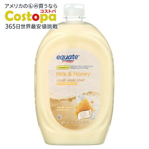 �G�N�G�C�g �t�̃n���h�\�[�v �~���N���n�j�[ 1.5L Equate Milk and Honey Liquid Hand Soap, 50 fl oz �y�����񂹏��i�z