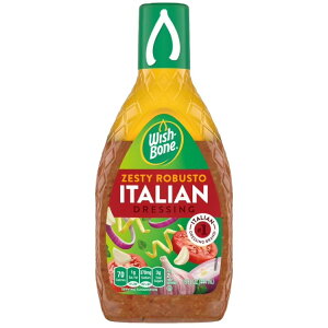 �E�B�b�V���{�[�� �[�X�e�B ���u�X�g �C�^���A�� �T���_�h���b�V���O 444mL Wish-Bone Zesty Robusto Italian Salad Dressing, 15 fl oz �y�����񂹏��i�z