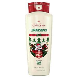 yAJEH}[gizI[hXpCX {fBEHbV Y zf[RNV tbVpC 473ml Old Spice Body Wash For Men - Limited Edition Holidudes Collection, Fresh Pine Scent, 