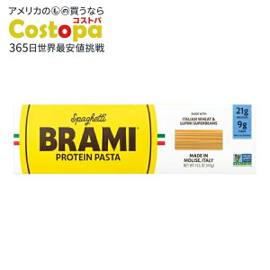 �u���~ �X�p�Q�b�e�B �n�C�v���e�C���p�X�^ 411g Brami Spaghetti High Protein Pasta, Made in Italy, 14.5 oz Box �y�����񂹏��i�z