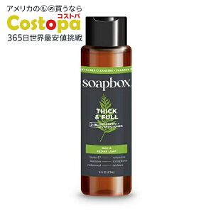 �y�|�C���gUP��17��20��-2��9���z�\�[�v�{�b�N�X �����Y �V�b�N �A���h �t�� 2 in 1 �V�����v�[ �R���f�B�V���i�[ �I�[�N �V�_�[���[�t�z�� 473mL Soapbox Men's Thick and Full 2 in 1 Shampoo and Conditioner 16 fl 