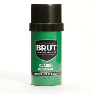 yAJEH}[gizubg NVbN EhXeBbN fIhg Y 76g jp Brut Classic Round Stick Deodorant for Men, Powerful Odor Protection, 2.7 oz y񂹏iz