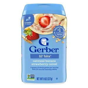 yXߋő勉MAX4000~OFFN[|zyAJEH}[gizK[o[ Xe[W3 xr[t[h I[g~[ oii Xgx[ VA 227g Gerber Stage 3 Baby Food, Oatmeal Banana Strawberry C