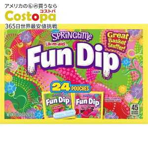 �y�|�C���gUP��17��20��-2��9���z[�����] �t�@���f�B�b�v �X�v�����O�^�C���L�����f�B �C�[�X�^�[�o�X�P�b�g�p 24���� Fun Dip Springtime Candy, Easter Basket Stuffer, 24 Ct Box �y�����񂹏��i�z