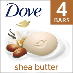 yAJEH}[giz_ r[eB[o[ oX\[v CX`CWO WFgVAo^[oj 106g 4 Dove Beauty Bar Bath Soap Moisturizing Gentle Shea Butter & Vanilla, 3.75 oz 4 