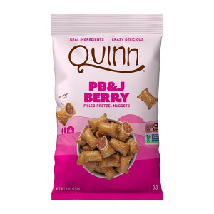 �y�|�C���gUP��2��20��-�z�N�C�� PB&J �x���[����v���b�c�F���i�Q�b�g 170g Quinn PB&J Berry Filled Pretzel Nuggets 6 oz Bag �y�����񂹏��i�z
