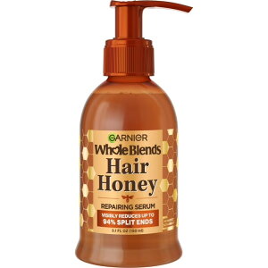 yAJEH}[gizKjG z[uY nj[gW[Y wAnj[ yAO[uCZ 150mL Garnier Whole Blends Honey Treasures Hair Honey Repairing Leave In Serum, 5.1 fl oz y