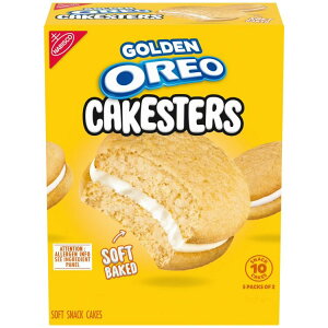 �I���I �S�[���f�� �P�[�L�X�^�[�Y �\�t�g�X�i�b�N�P�[�L 2��×5�ܓ��� OREO Golden Cakesters Soft Snack Cakes, 5 - 2.02 oz Snack Packs �y�����񂹏��i�z