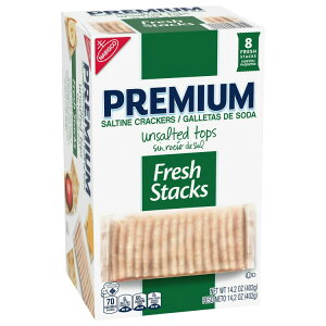 �v���~�A���t���b�V���X�^�b�N�X �����g�b�v�X �\���g�N���b�J�[ 8�p�b�N 402g Premium Fresh Stacks Unsalted Tops Saltine Crackers 14.2 oz 8 Packs �y�����񂹏��i�z