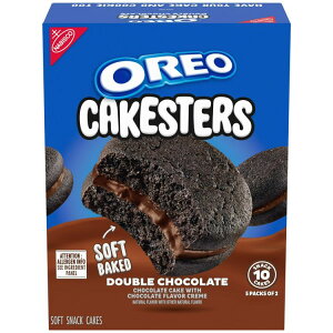 �I���I �P�[�L�X�^�[�Y �_�u���`���R���[�g�\�t�g�X�i�b�N�P�[�L 2��×5�ܓ��� OREO Cakesters Double Chocolate Soft Snack Cakes, 5 - 2.02 oz Snack Packs �y�����񂹏��i�z