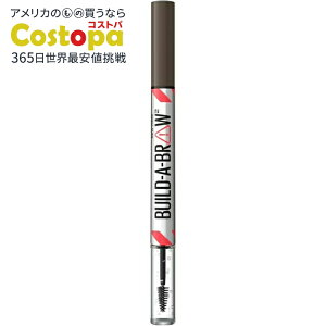 ���C�x���� �r���h�A�u���E 2in1 �u���E�y�����V�[�����O�W�F�� �u���b�N�u���E�� Maybelline Build A Brow 2-in-1 Eyebrow Pen and Sealing Gel, Black Brown �y�����񂹏��i�z