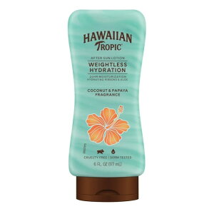 yAJEH}[giznCAEgsbN At^[Tpێ[V 177mL Hawaiian Tropic Weightless Hydration after Sun Lotion for Adults, 6 fl oz y񂹏iz