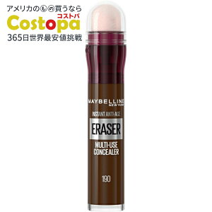 ���C�x���� �C���X�^���g �G�C�W�����C���h �R���V�[���[ 190 ��5.9mL Maybelline Instant Age Rewind Eraser, Multi Use Concealer Sticks, 190, 0.2 fl oz �y�����񂹏��i�z