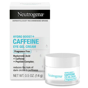 【アメリカウォルマート品】ニュートロジーナ ハイドロブースト+ カフェイン配合 アイジェルクリーム 無香料 14g Neutrogena Hydro Boost+ Caffeine Eye Gel Cream, Unscented Skin Care, 0.5 oz 【お取り寄せ商品
