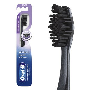 �I�[����B ���u���V 3D�z���C�g�`���R�[�� �\�t�g�� 1�{ Oral-B Toothbrush, 3D White Charcoal, Soft Bristles, 1 Count �y�����񂹏��i�z