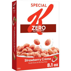 �P���b�O �X�y�V����K�[�� ���H�V���A�� �X�g���x���[�N���[�� 229g Kellogg's Special K Zero Breakfast Cereal Strawberry Creme, 8.1oz Box �y�����񂹏��i�z
