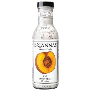 �y�|�C���gUP��15��20��-31���z�u���A�i�Y ���b�`�|�s�[�V�[�h �h���b�V���O 355ml BRIANNAS Rich Poppy Seed Dressing, 12 fl oz �y�����񂹏��i�z