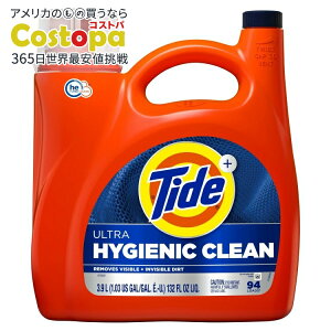 yAJEH}[giz^Ch Eg nCWFjbNN[ t̐ IWi̍ 3.9L 94 Tide Ultra Hygienic Clean Liquid Laundry Detergent, Original Scent, 132 fl oz, 94 Loads y