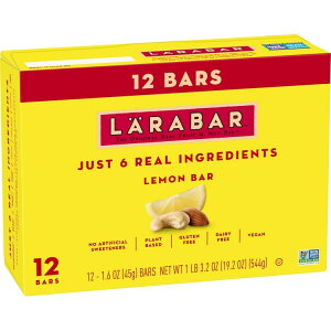 �����o�[ �������o�[ �t���[�c���i�b�c�o�[ 12���� Larabar Lemon Bar Fruit and Nut Bars 19.2 oz, 12 Ct �y�����񂹏��i�z