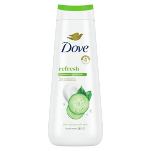 yAJEH}[giz_ {fBEHbV CX`CWO tbV LEO[eB[ 567ml Dove Body Wash Moisturizing Refresh Cucumber & Green Tea 20 oz y񂹏iz