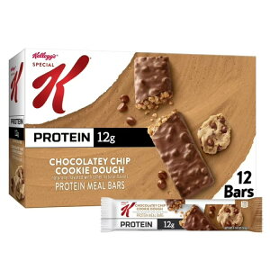 �X�y�V����K �`���R�`�b�v�N�b�L�[�h�E �`���[�C�[�v���e�C���o�[ 12�{�� Special K Bar Chocolatey Chip Cookie Dough Chewy Protein Meal Bars �y�����񂹏��i�z
