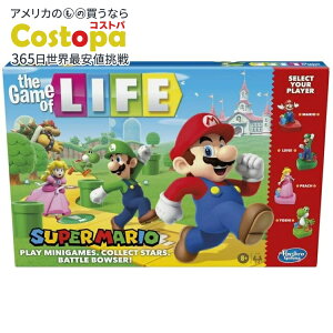 �Q�[�� �I�u ���C�t �X�[�p�[�}���I �G�f�B�V���� �{�[�h�Q�[�� 8�Έȏ� The Game of Life: Super Mario Edition Board Game, Kids Ages 8+, Play Minigames �y�����񂹏��i�z
