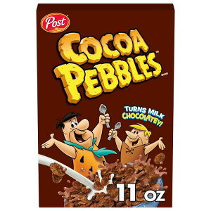 yAJEH}[giz|Xg RRA yuY VA IWi N`[ 311g Post Cocoa Pebbles Cereal, Original, Crunchy, 11 oz Box y񂹏iz
