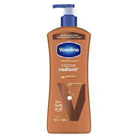 【アメリカウォルマート品】ヴァセリン ココアラディアント ボディローション 48時間保湿 600mL Vaseline Cocoa Radiant Body Lotion with 48H Moisture, 20.3 oz 【お取り寄せ商品】【合わせて買いたい】