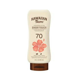 【アメリカウォルマート品】ハワイアントロピック シアータッチ 日焼け止めローション SPF70 237mL Hawaiian Tropic Sheer Touch Sunscreen Lotion, SPF 70, 8 fl oz 【お取り寄せ商品】