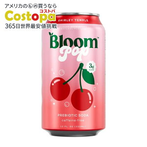 �u���[���j���[�g���V���� �|�b�v�v���o�C�I�e�B�N�X�\�[�_ �V���[���[�e���v�� 355ml 1�{ Bloom Nutrition Pop Prebiotic Soda, Shirley Temple, 12 fl oz Can �y�����񂹏��i�z