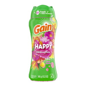 yAJEH}[gizQC ptr[Y nbs[ nCrXJXt̍ 345g Gain In-Wash Laundry Scent Booster Beads, Happy, Hibiscus Hula, 12.2 oz y񂹏izy킹Ĕ