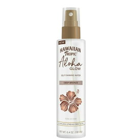 【アメリカウォルマート品】ハワイアントロピック アロハグロウ セルフタンニングウォーター ディープブロンズ 181g Hawaiian Tropic Aloha Glow Self-Tanning Water, Deep Bronze 【お取り寄せ商品】