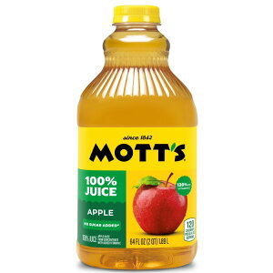 ���b�c 100%�A�b�v���W���[�X 1.89L Mott's 100% Apple Juice, 64 Fluid Ounce, Bottle �y�����񂹏��i�z